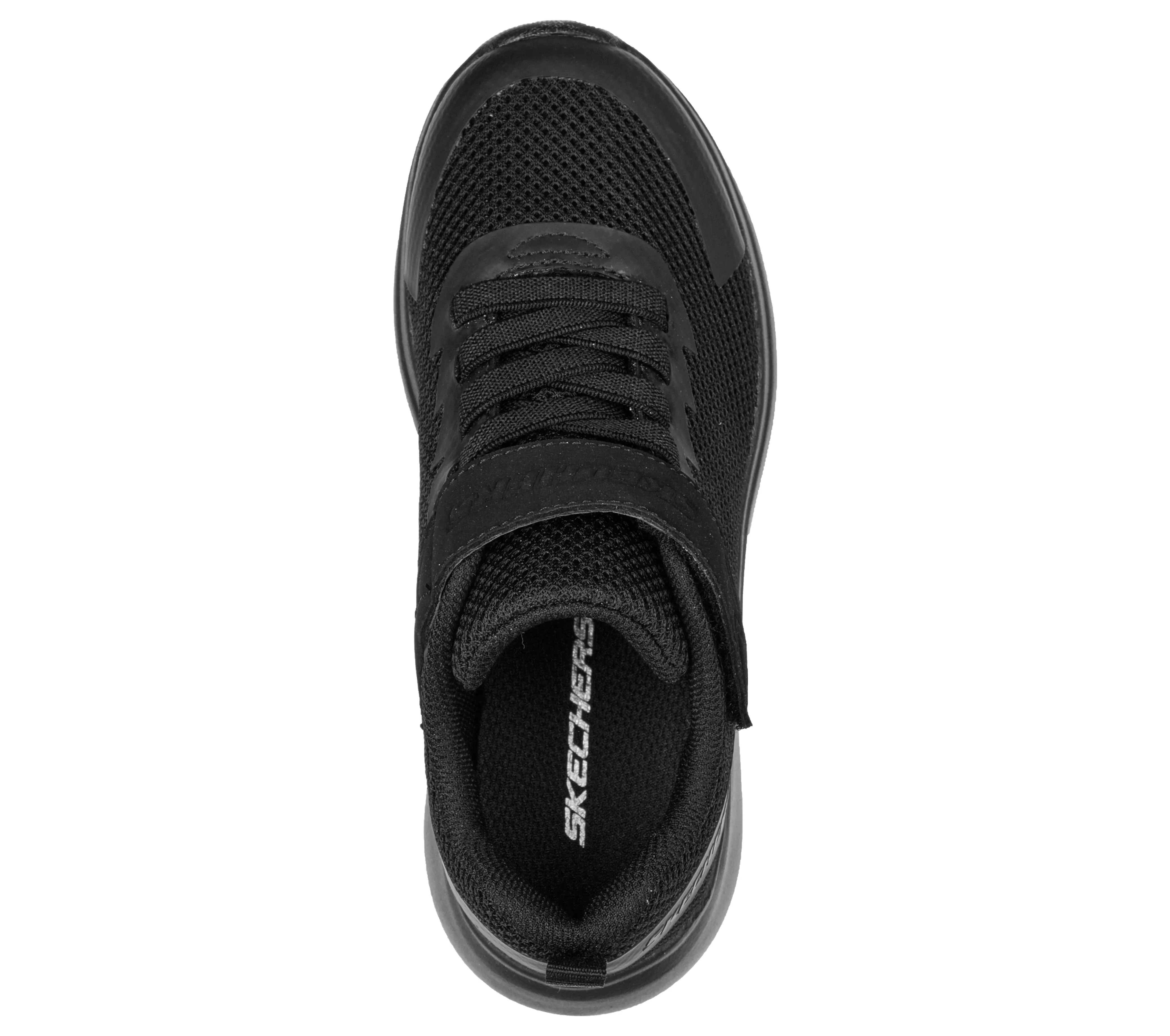 Skechers Selectore Dorvo Black School Trainer