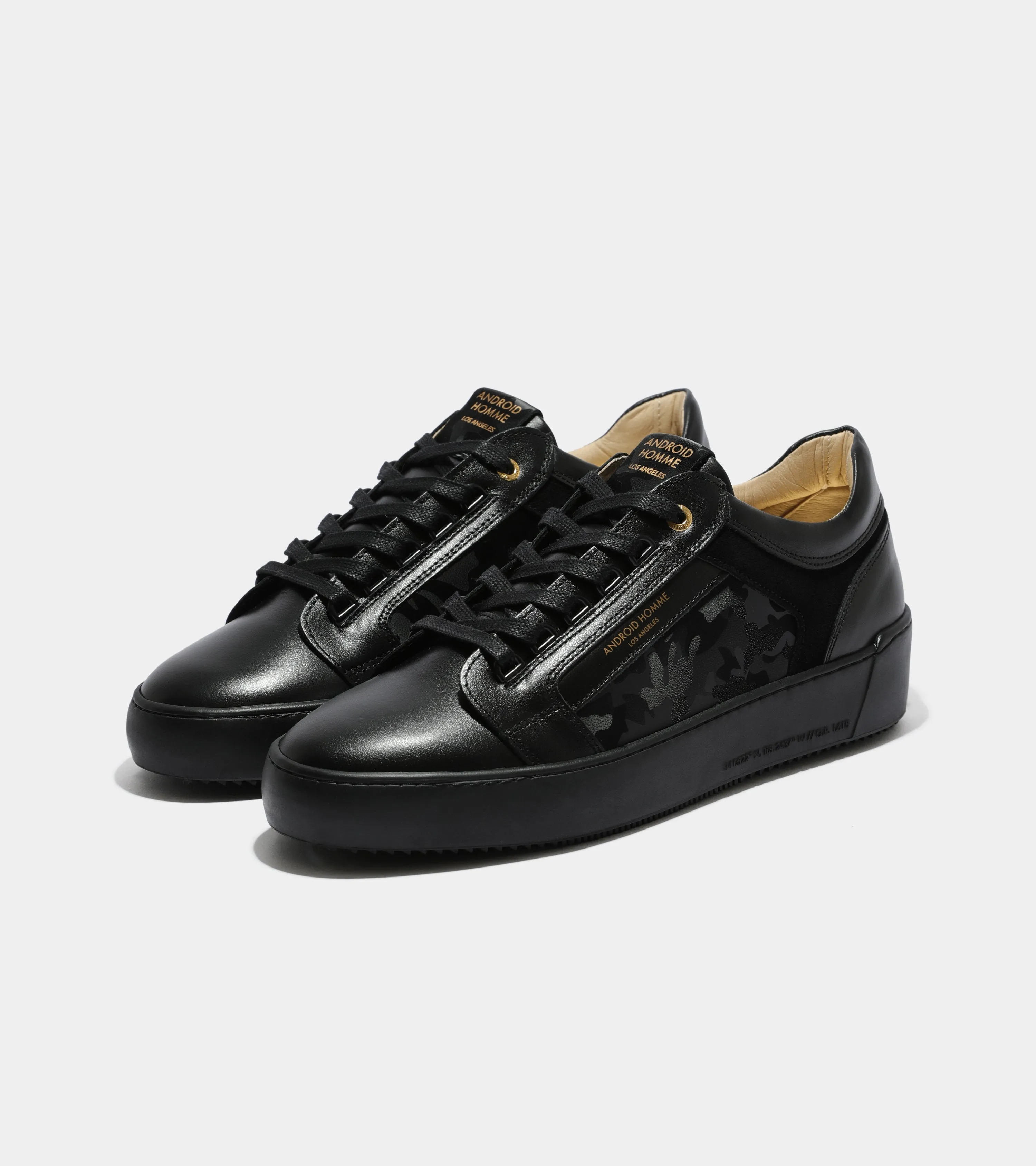 Venice | Black Leather Camo AHP231-18